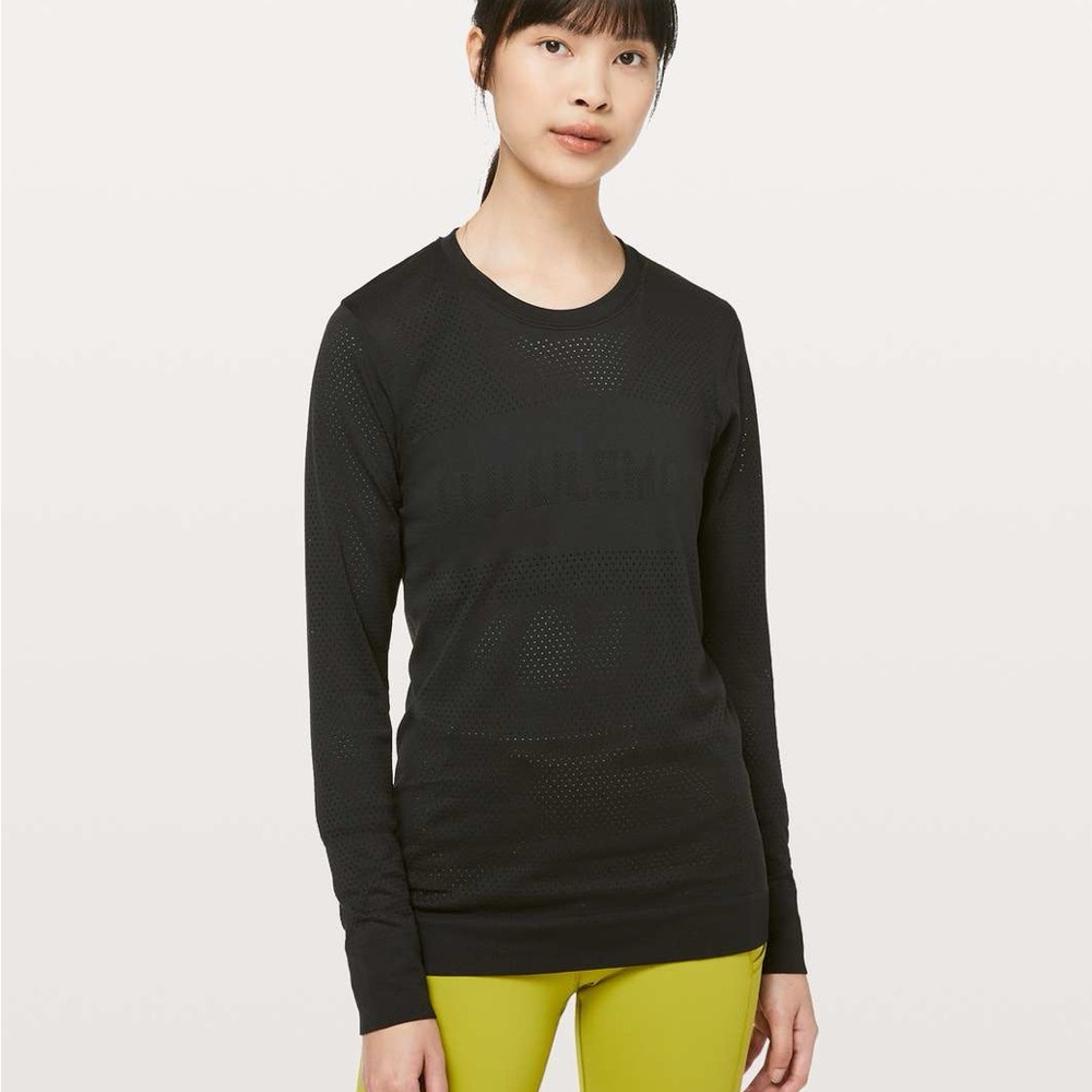 Lululemon Breeze by Long Sleeve Top *lululemon logo